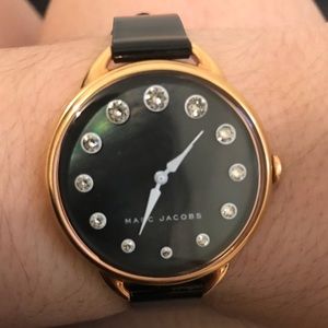 MarcJacobs Black Mother Of Pearl Dial Watch MJ1511
